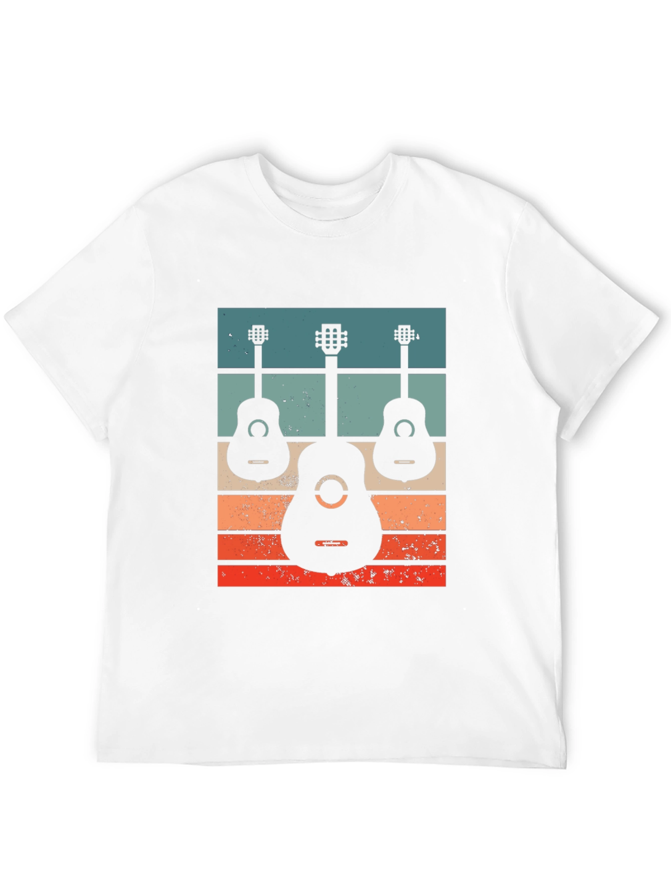 Retro Guitar T-Shirt Music Lover Tee