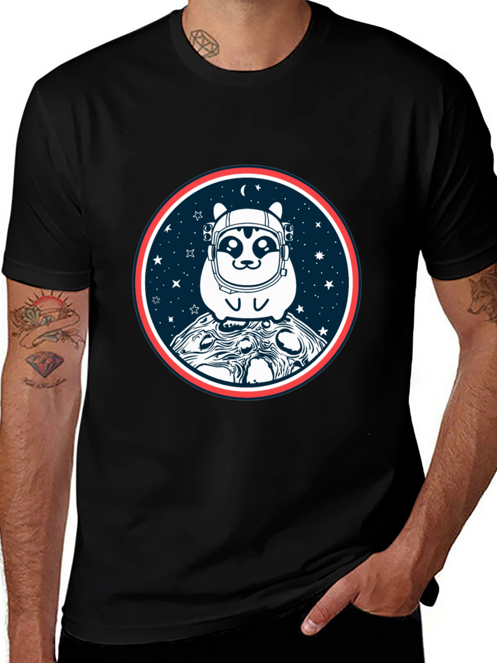 Astronaut Shiba Inu Graphic Tee - Space Dog Lover