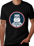 Astronaut Shiba Inu Graphic Tee - Space Dog Lover