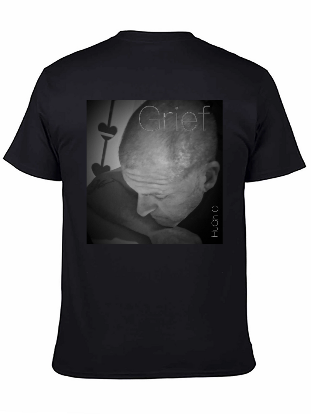 Grief T-Shirt - Black Soft Cotton Graphic Tee