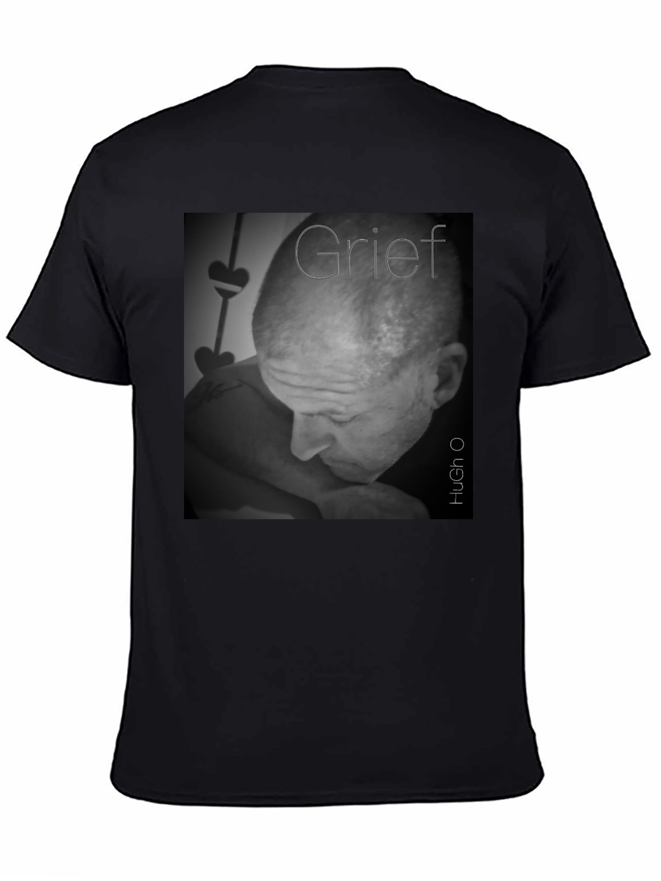 Grief T-Shirt - Black Soft Cotton Graphic Tee