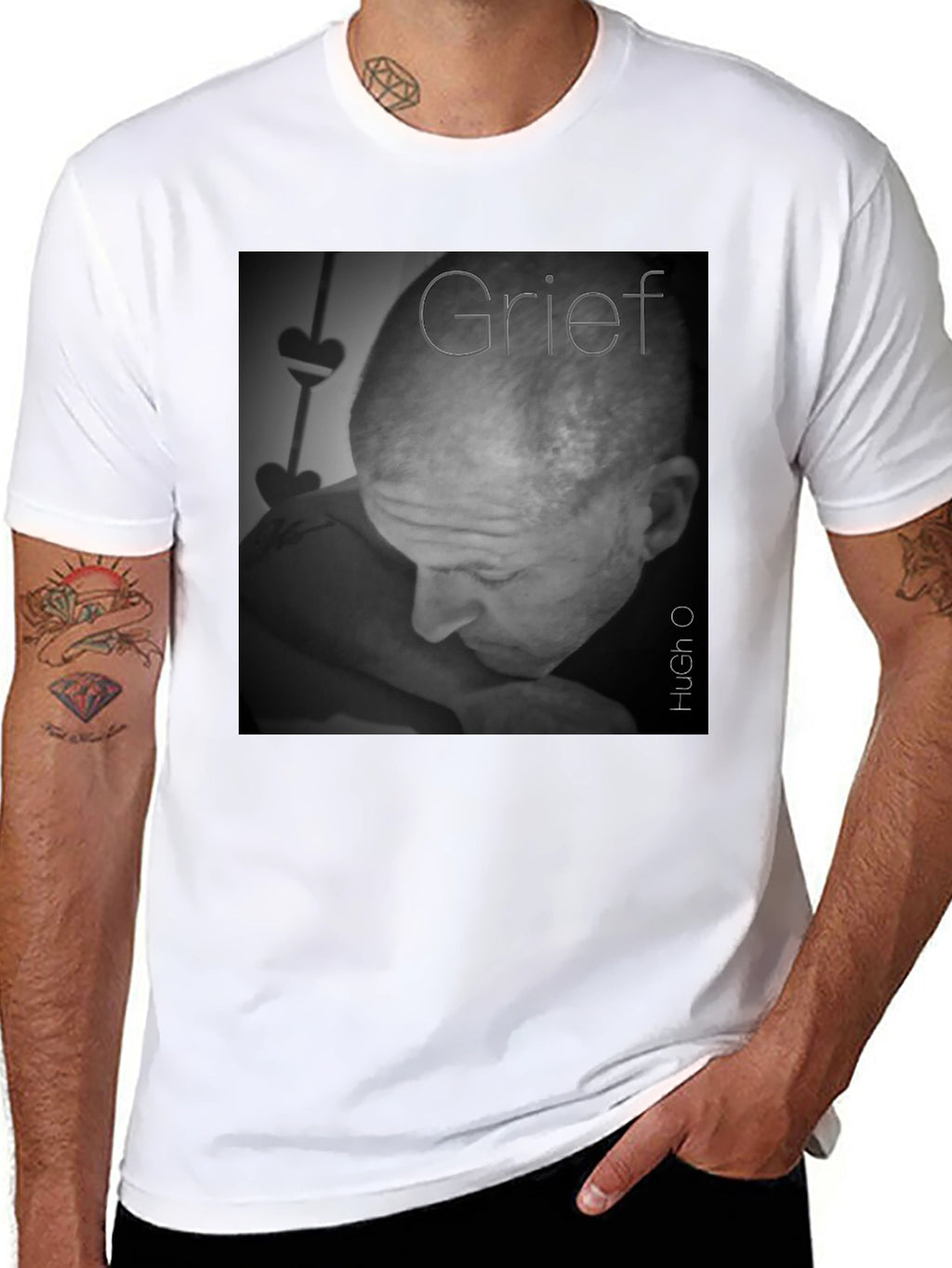 Grief T-Shirt - Black Soft Cotton Graphic Tee