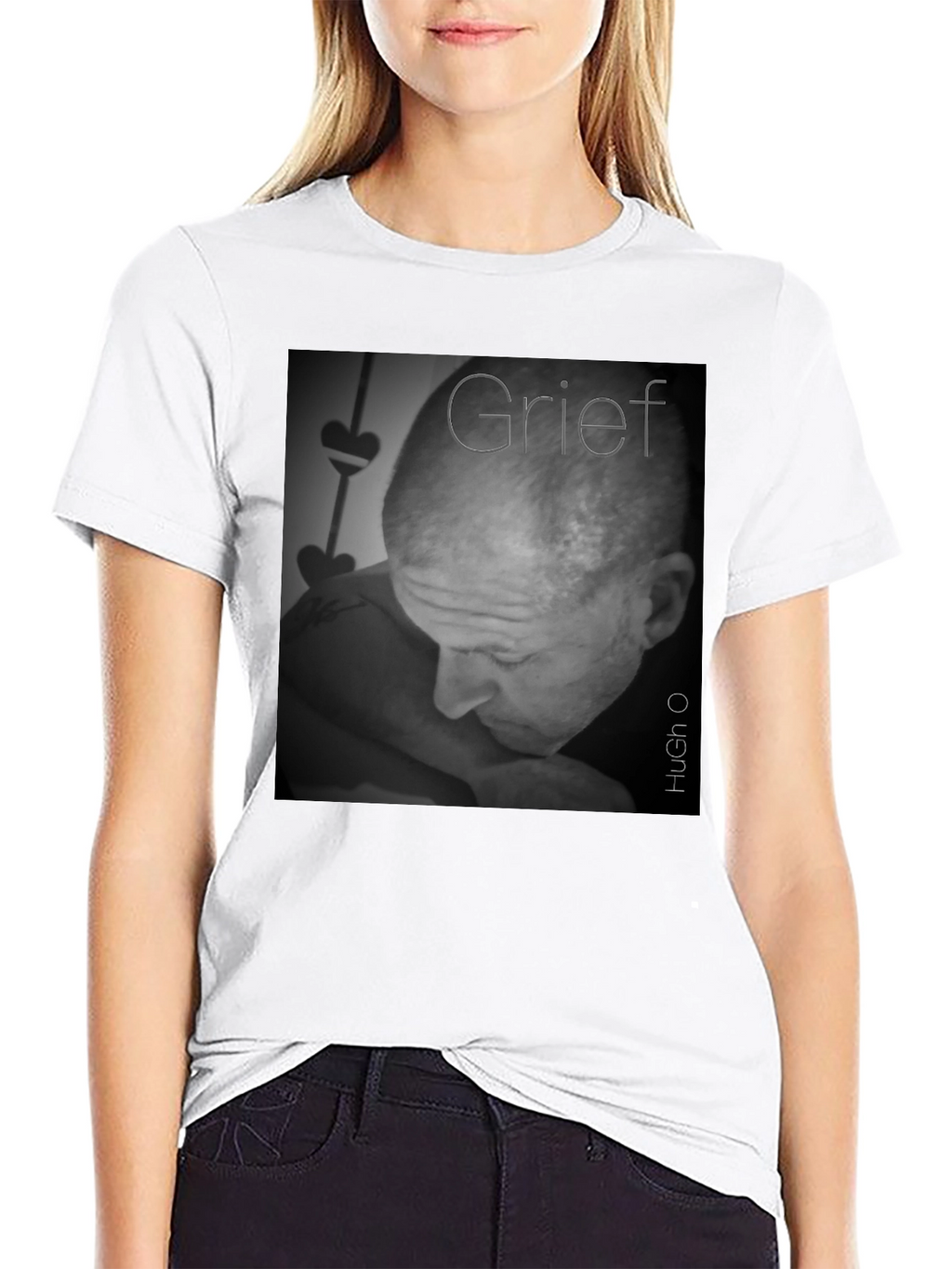 Grief T-Shirt - Black Soft Cotton Graphic Tee