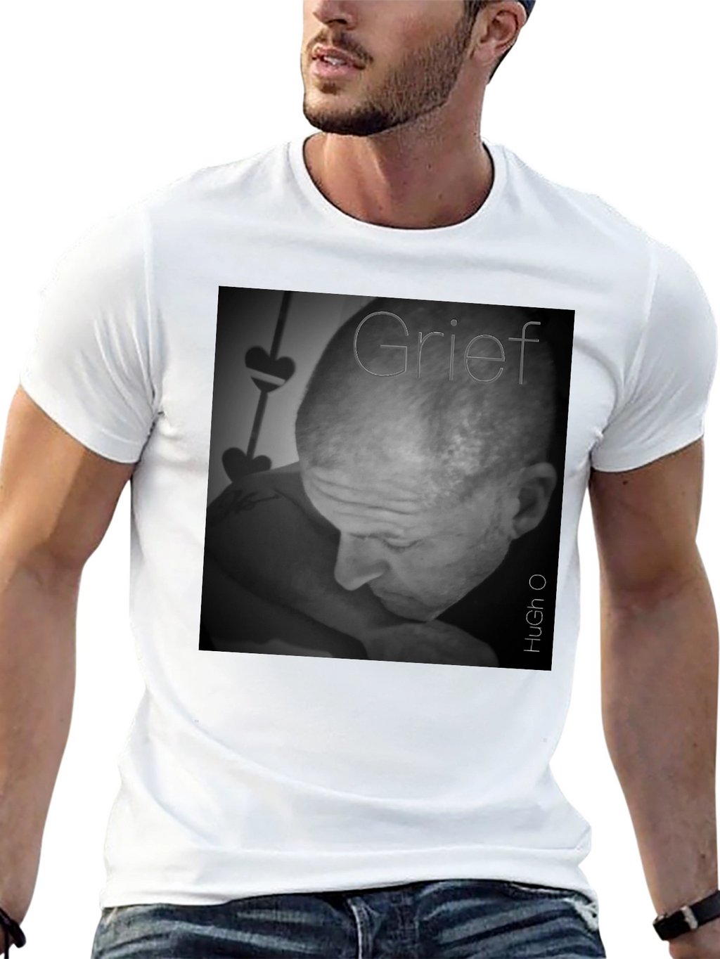 Grief T-Shirt - Black Soft Cotton Graphic Tee
