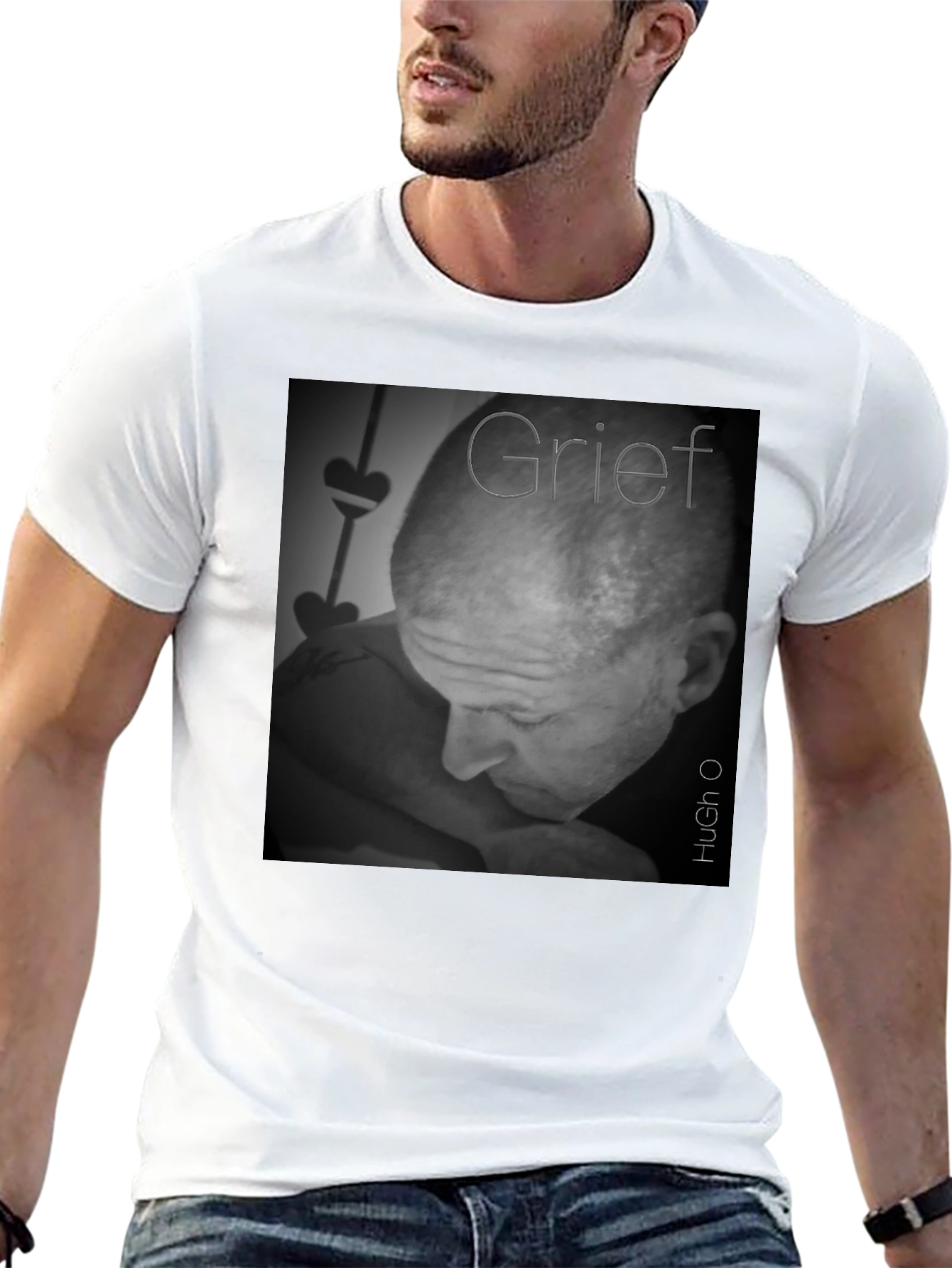 Grief T-Shirt - Black Soft Cotton Graphic Tee