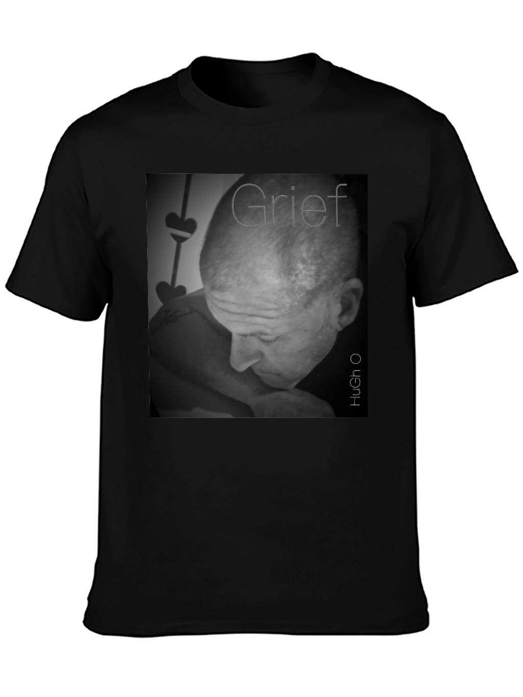 Grief T-Shirt - Black Soft Cotton Graphic Tee