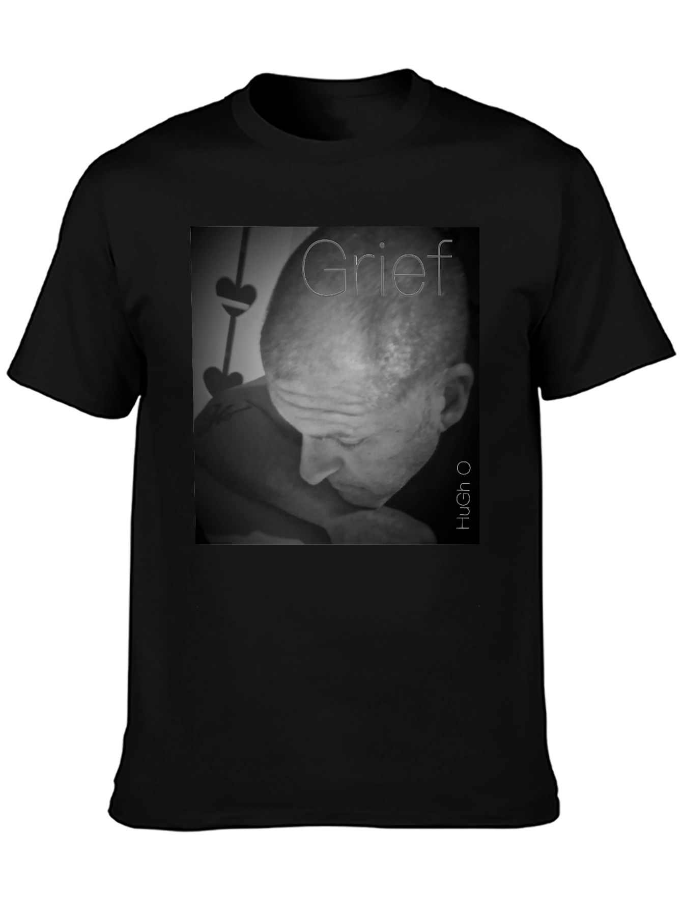 Grief T-Shirt - Black Soft Cotton Graphic Tee