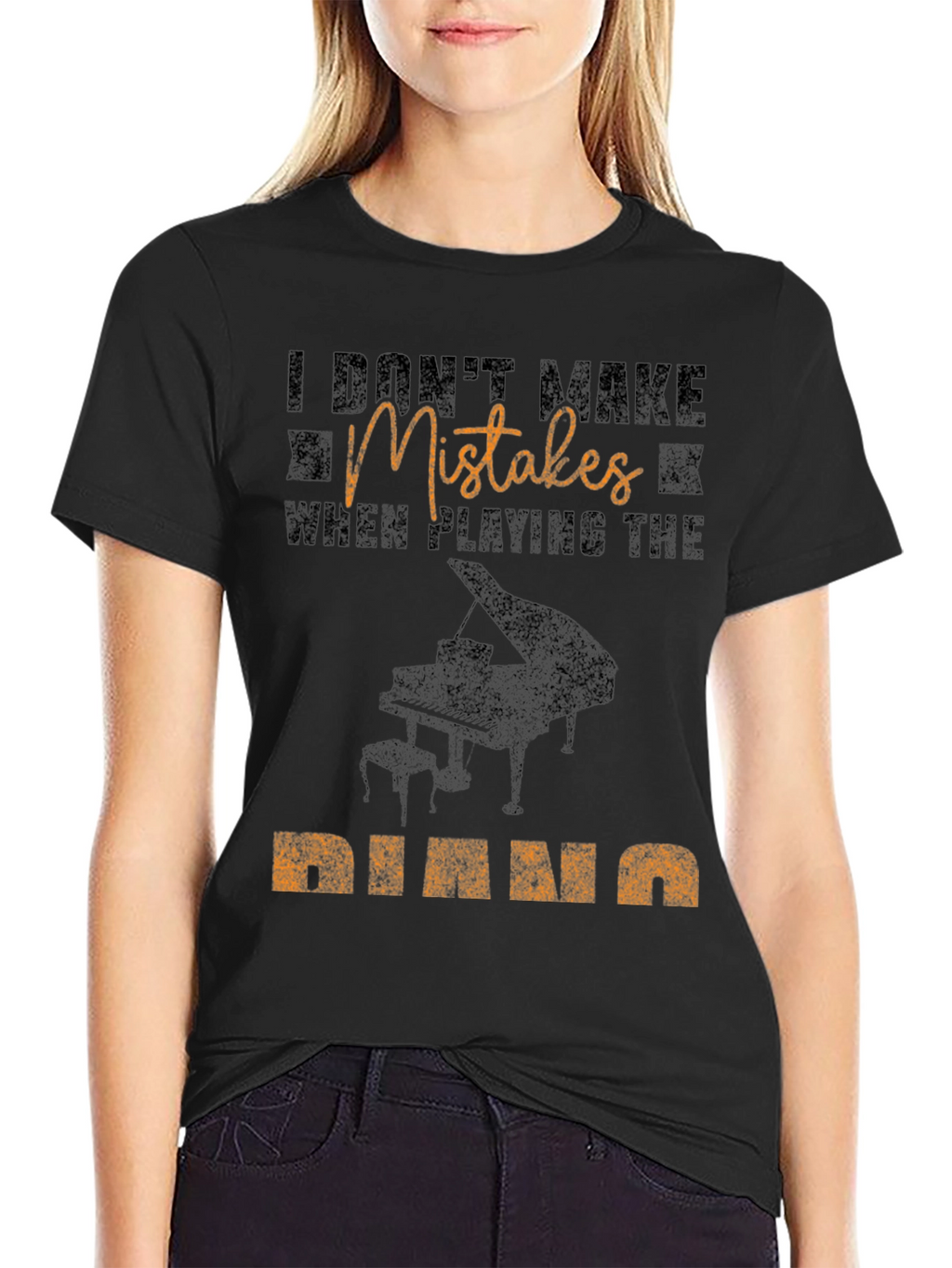I Dont Make Mistakes Piano T-Shirt