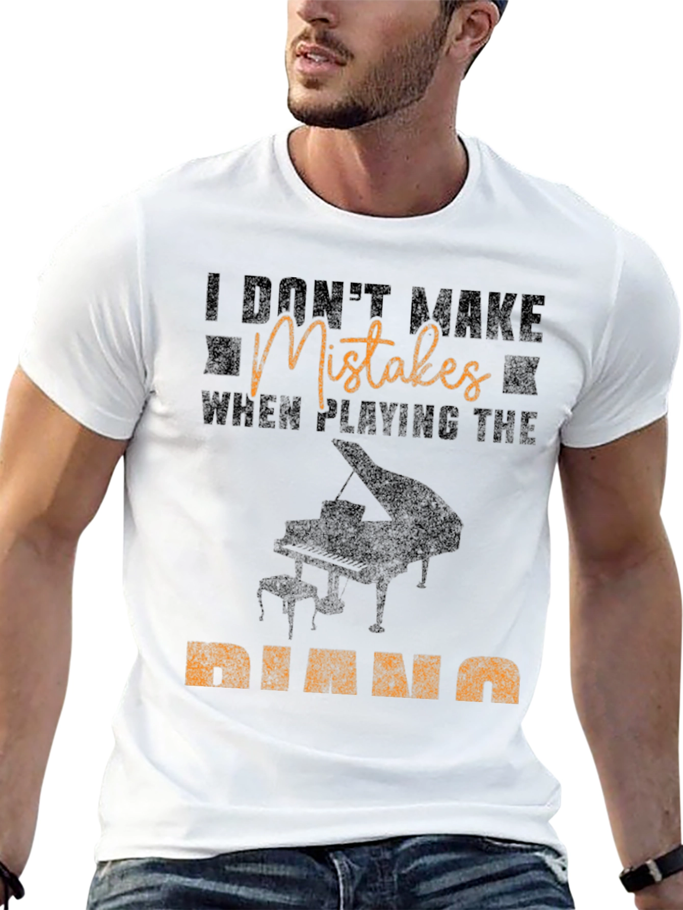 I Dont Make Mistakes Piano T-Shirt