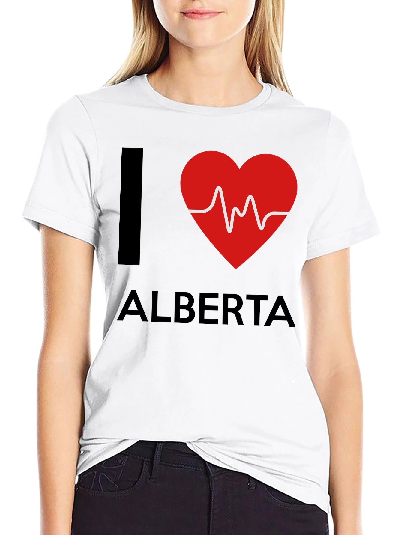 I Heart Alberta Graphic Tee - Black T-Shirt
