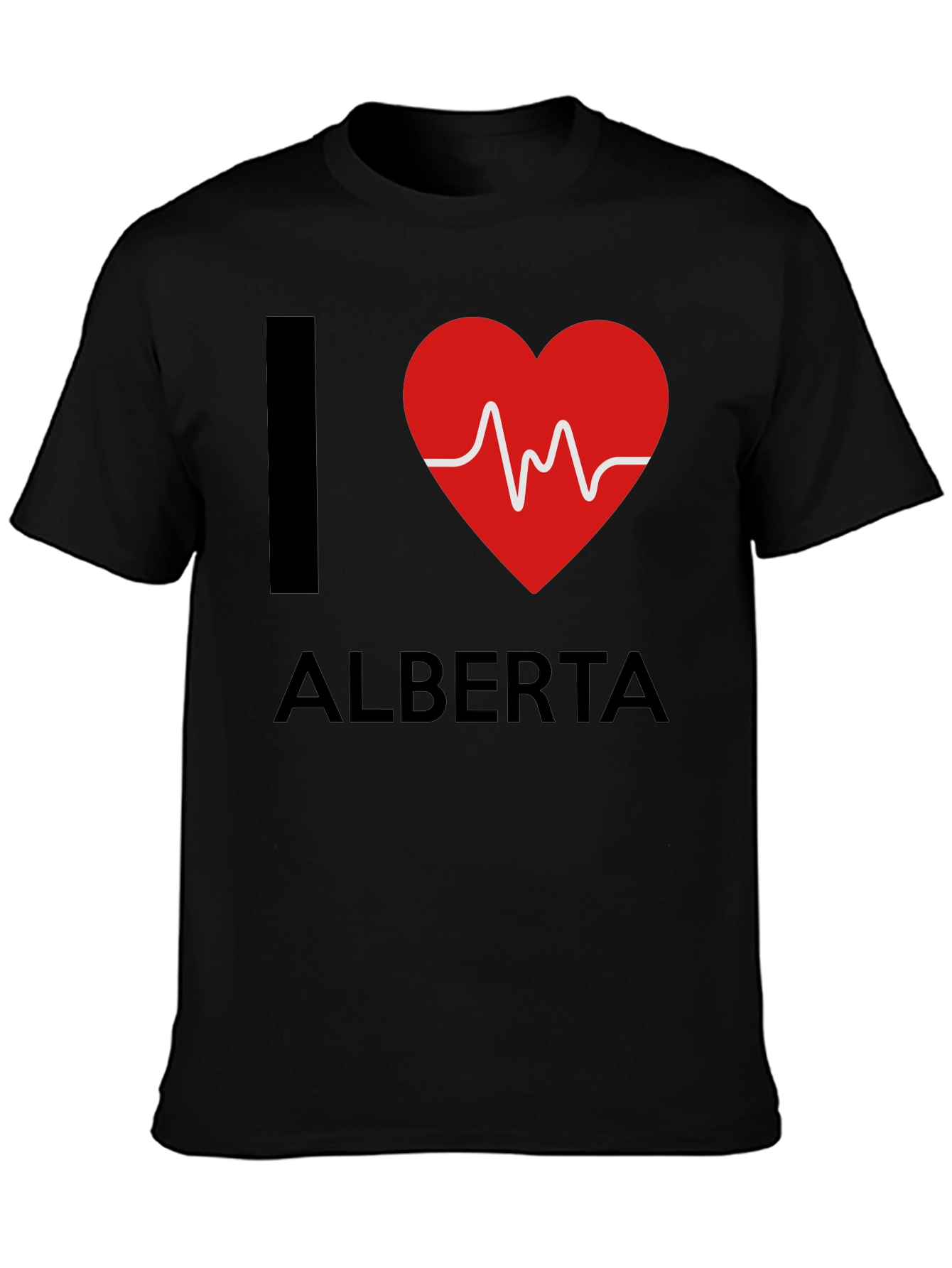 I Heart Alberta Graphic Tee - Black T-Shirt
