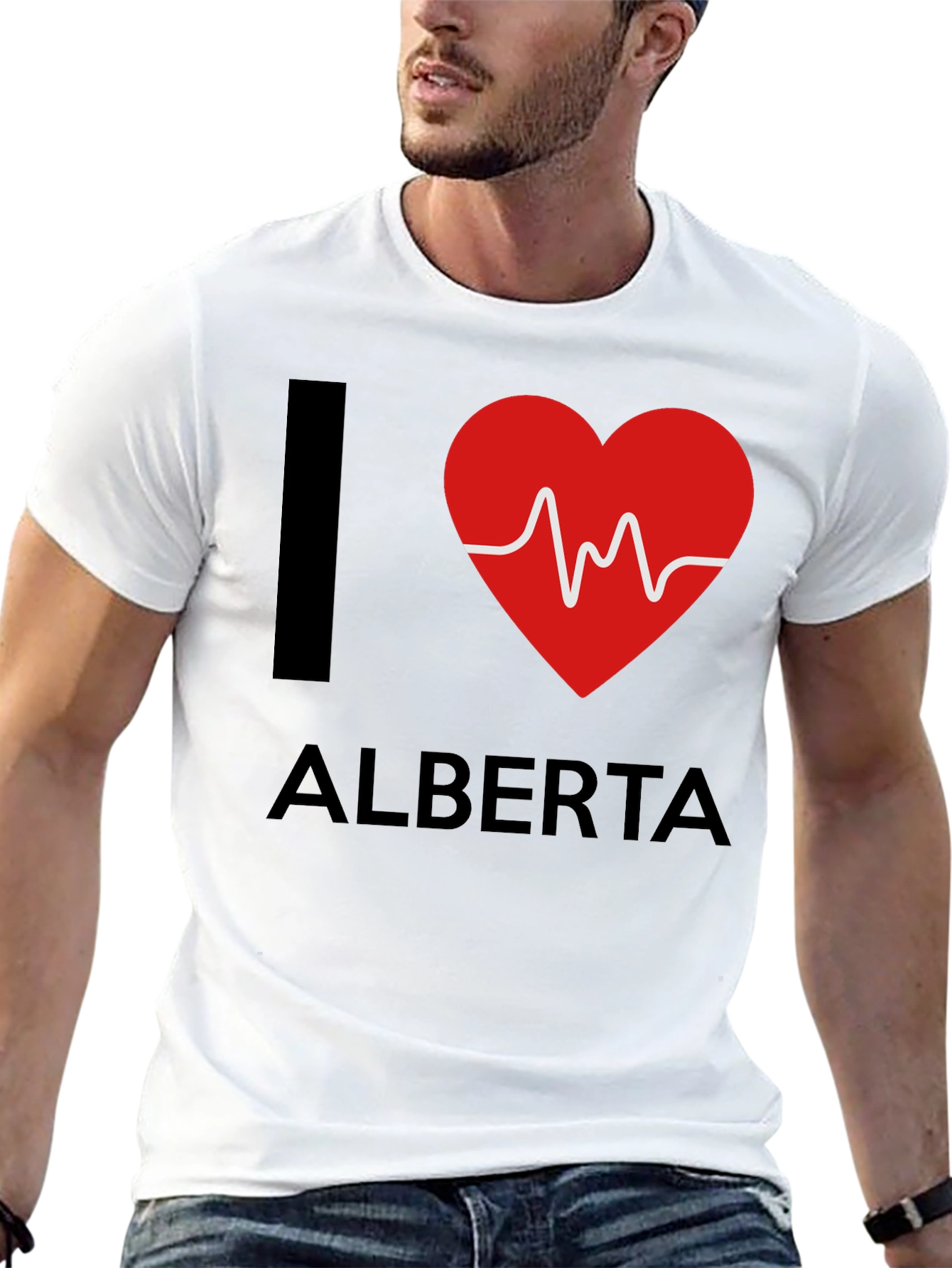 I Heart Alberta Graphic Tee - Black T-Shirt