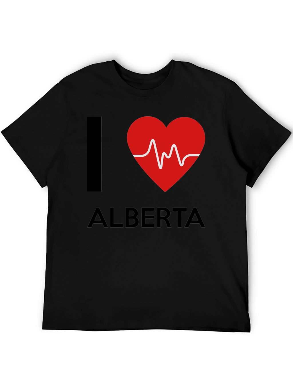 I Heart Alberta Graphic Tee - Black T-Shirt