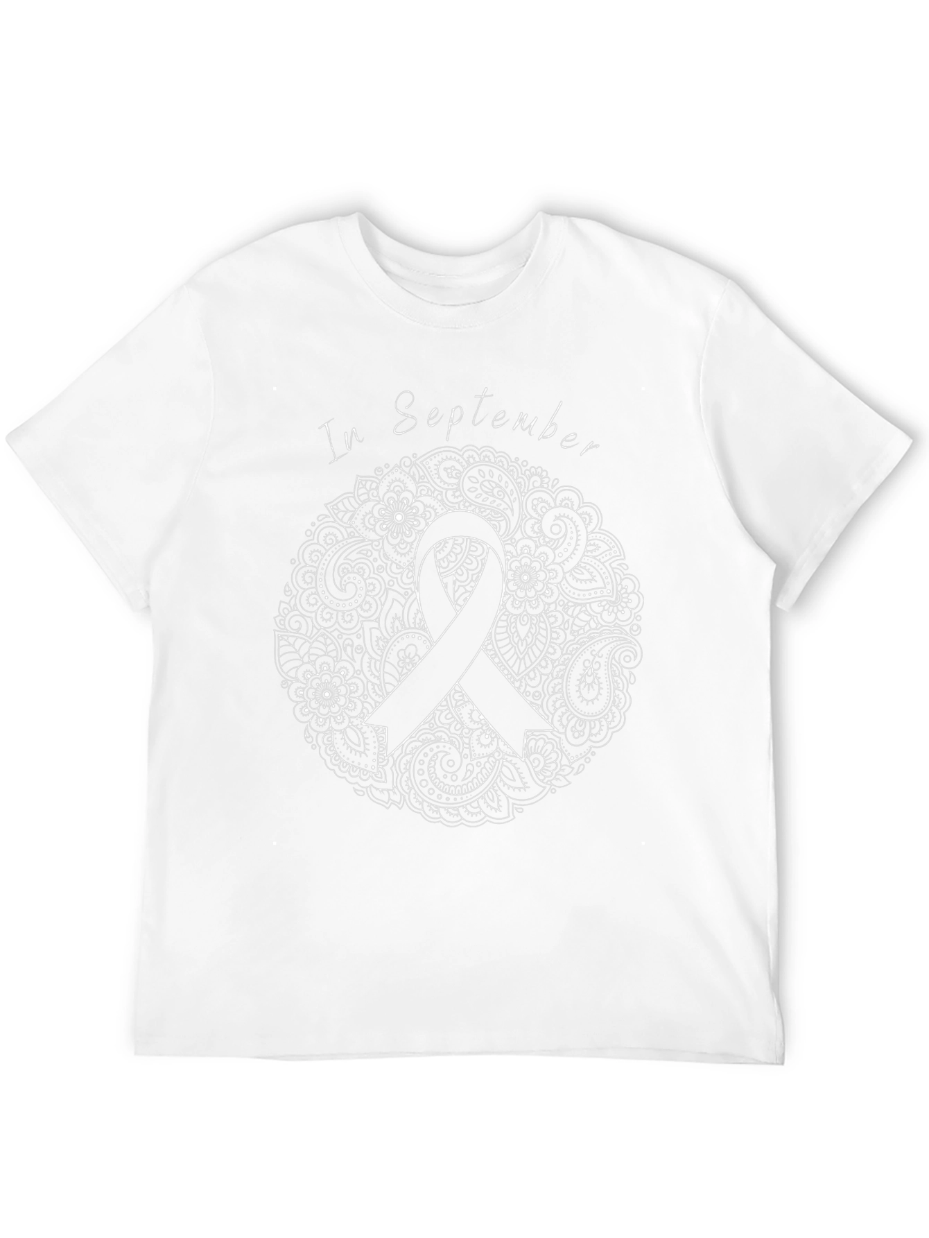 In September Awareness Ribbon Graphic Tee
