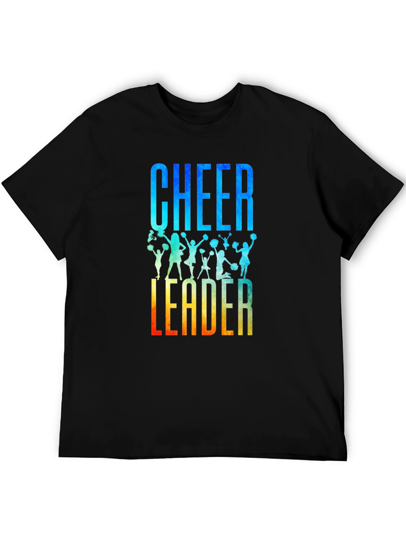 Cheerleader Graphic Tee - Colorful Design!