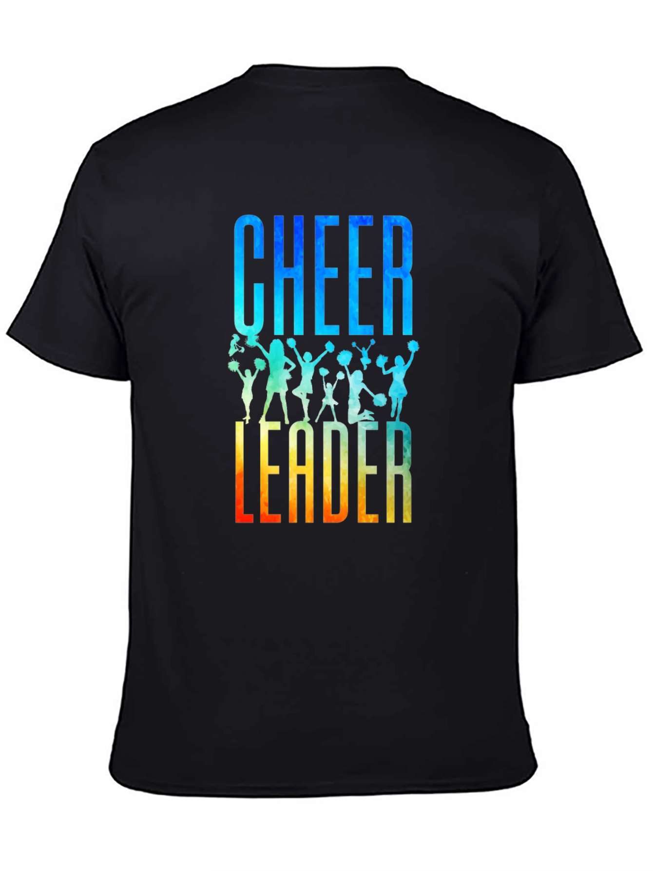 Cheerleader Graphic Tee - Colorful Design!