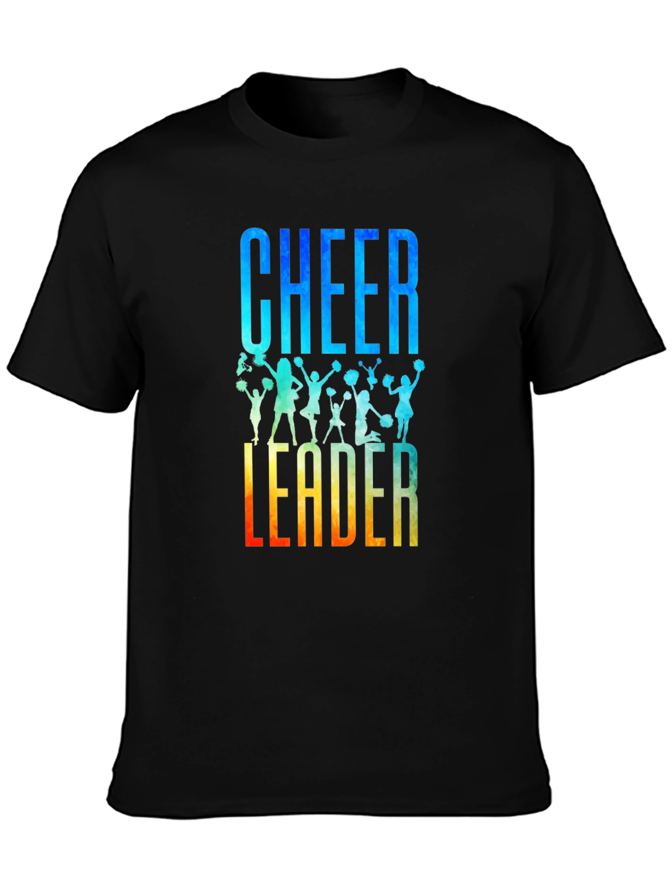 Cheerleader Graphic Tee - Colorful Design!