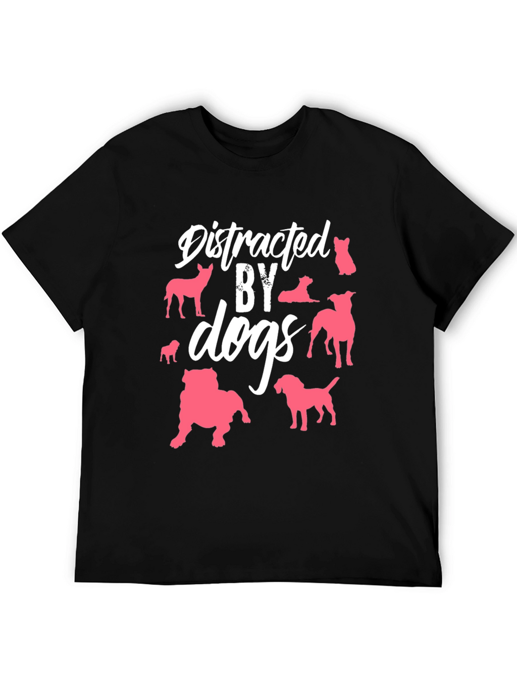 Distracted By Dogs Graphic T-Shirt
