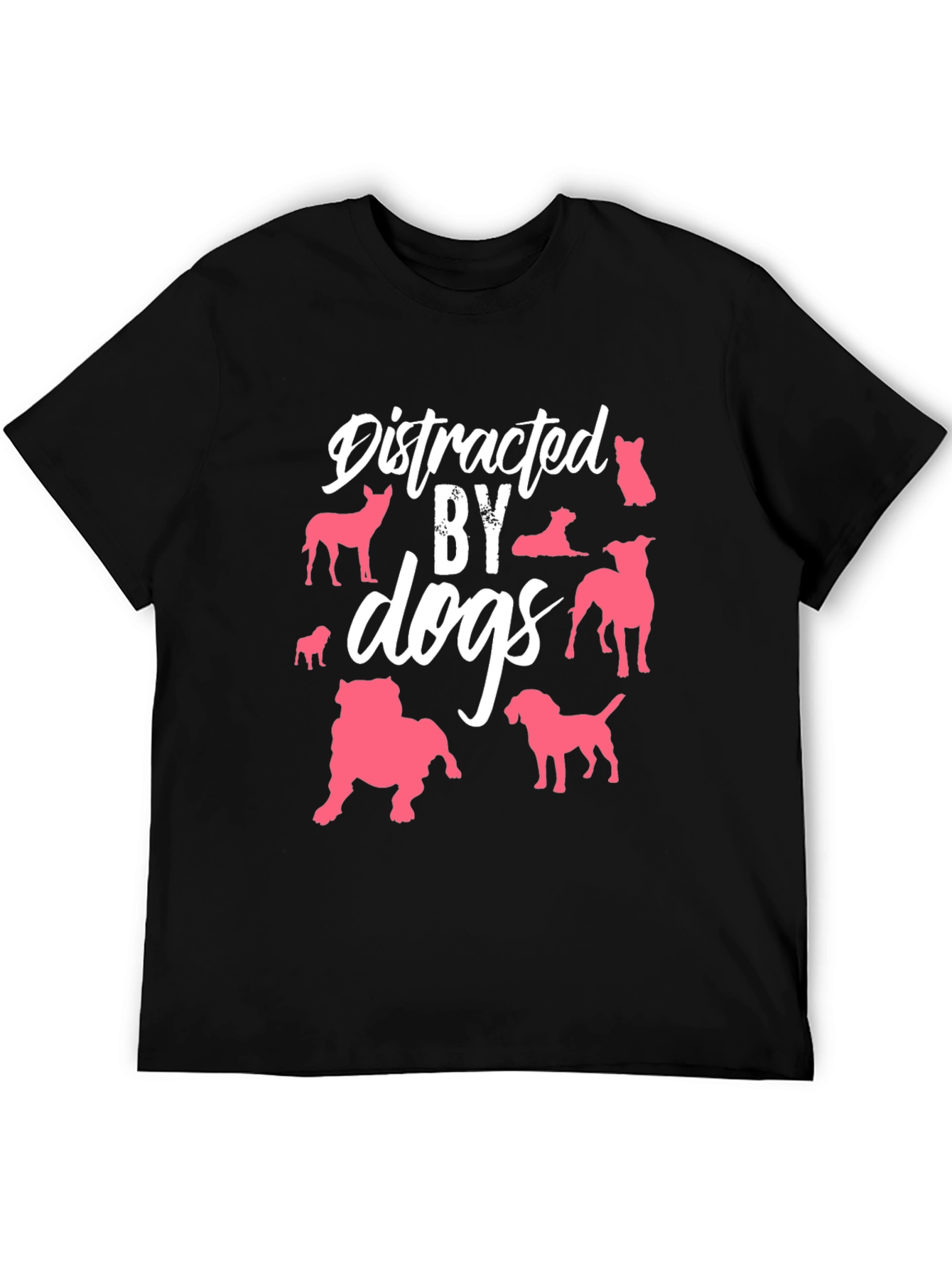 Distracted By Dogs Graphic T-Shirt