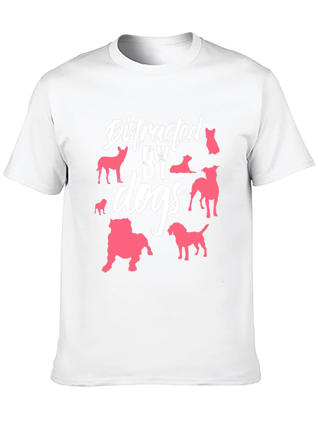 Distracted By Dogs Graphic T-Shirt