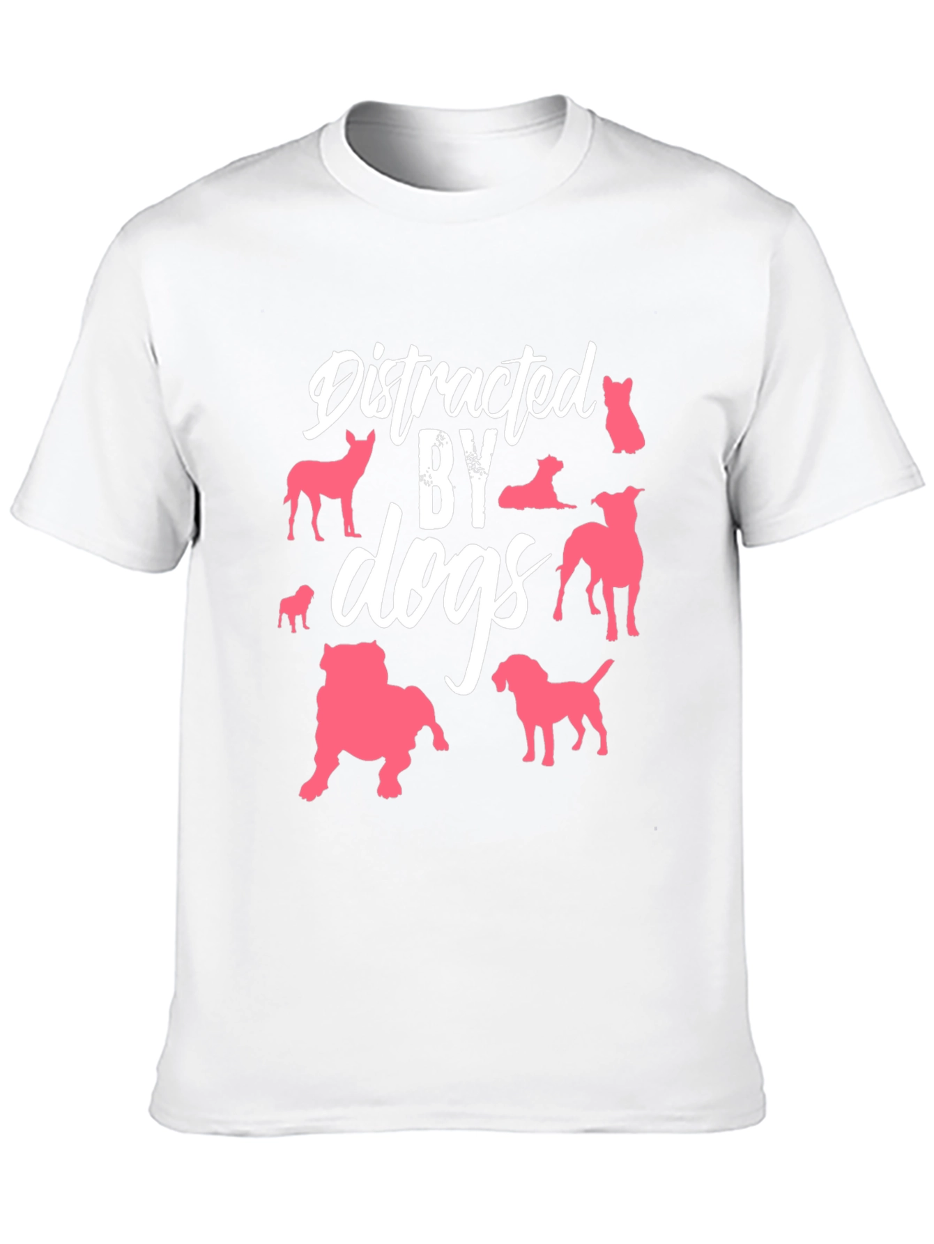 Distracted By Dogs Graphic T-Shirt