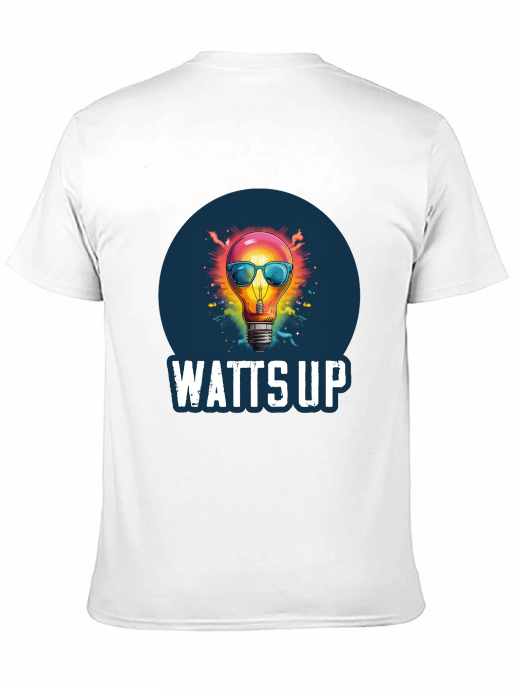 Watts Up Graphic Tee - Funny Lightbulb T-Shirt