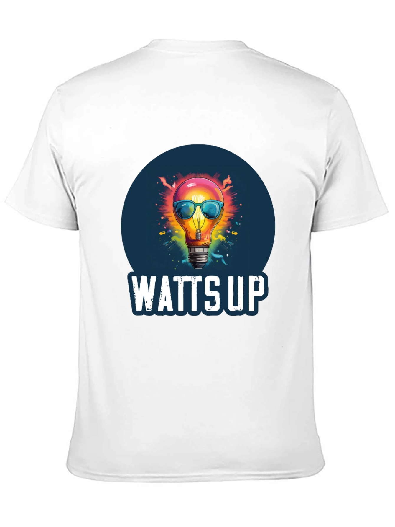 Watts Up Graphic Tee - Funny Lightbulb T-Shirt