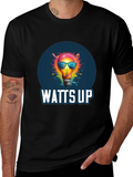 Watts Up Graphic Tee - Funny Lightbulb T-Shirt