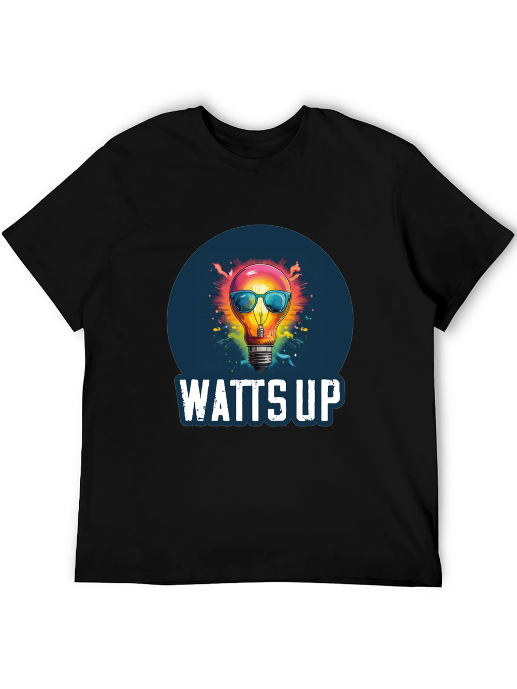 Watts Up Graphic Tee - Funny Lightbulb T-Shirt
