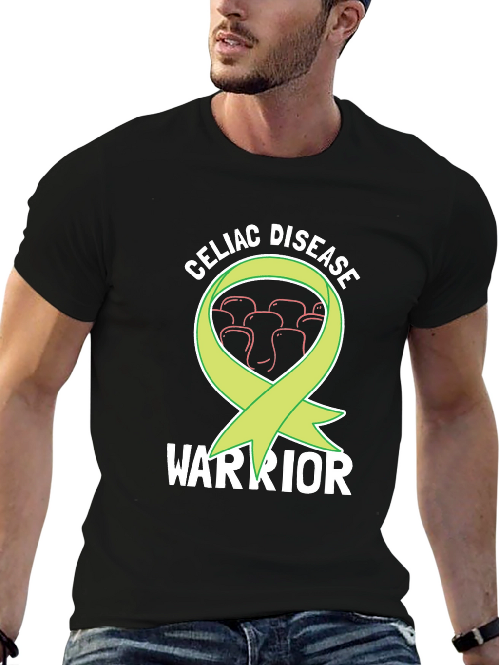 Celiac Disease Warrior T-Shirt - Awareness Ribbon