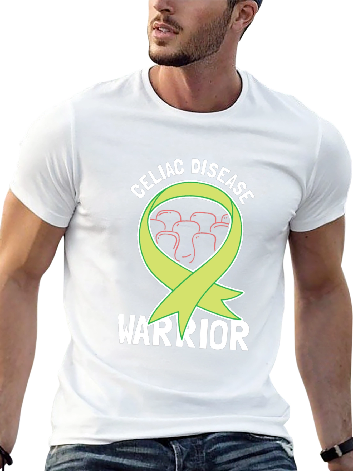 Celiac Disease Warrior T-Shirt - Awareness Ribbon