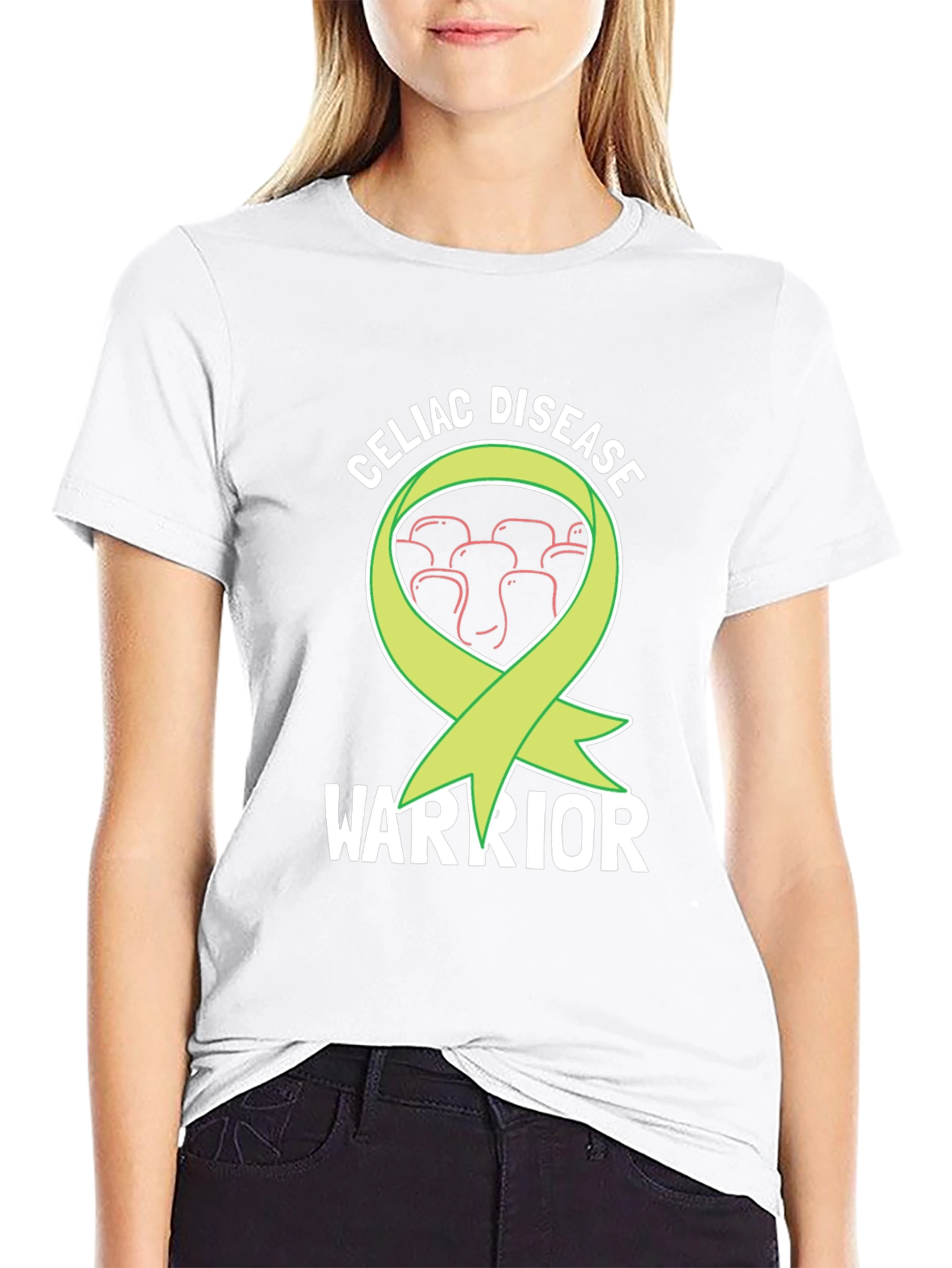 Celiac Disease Warrior T-Shirt - Awareness Ribbon