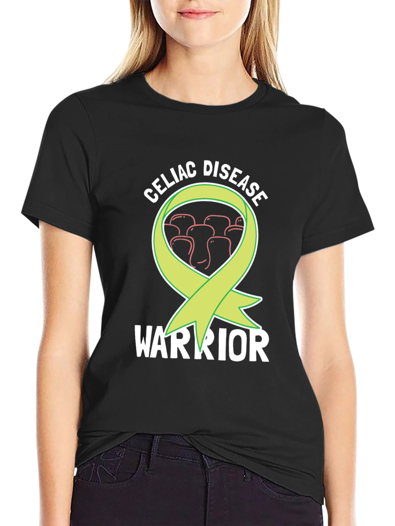 Celiac Disease Warrior T-Shirt - Awareness Ribbon