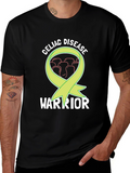 Celiac Disease Warrior T-Shirt - Awareness Ribbon