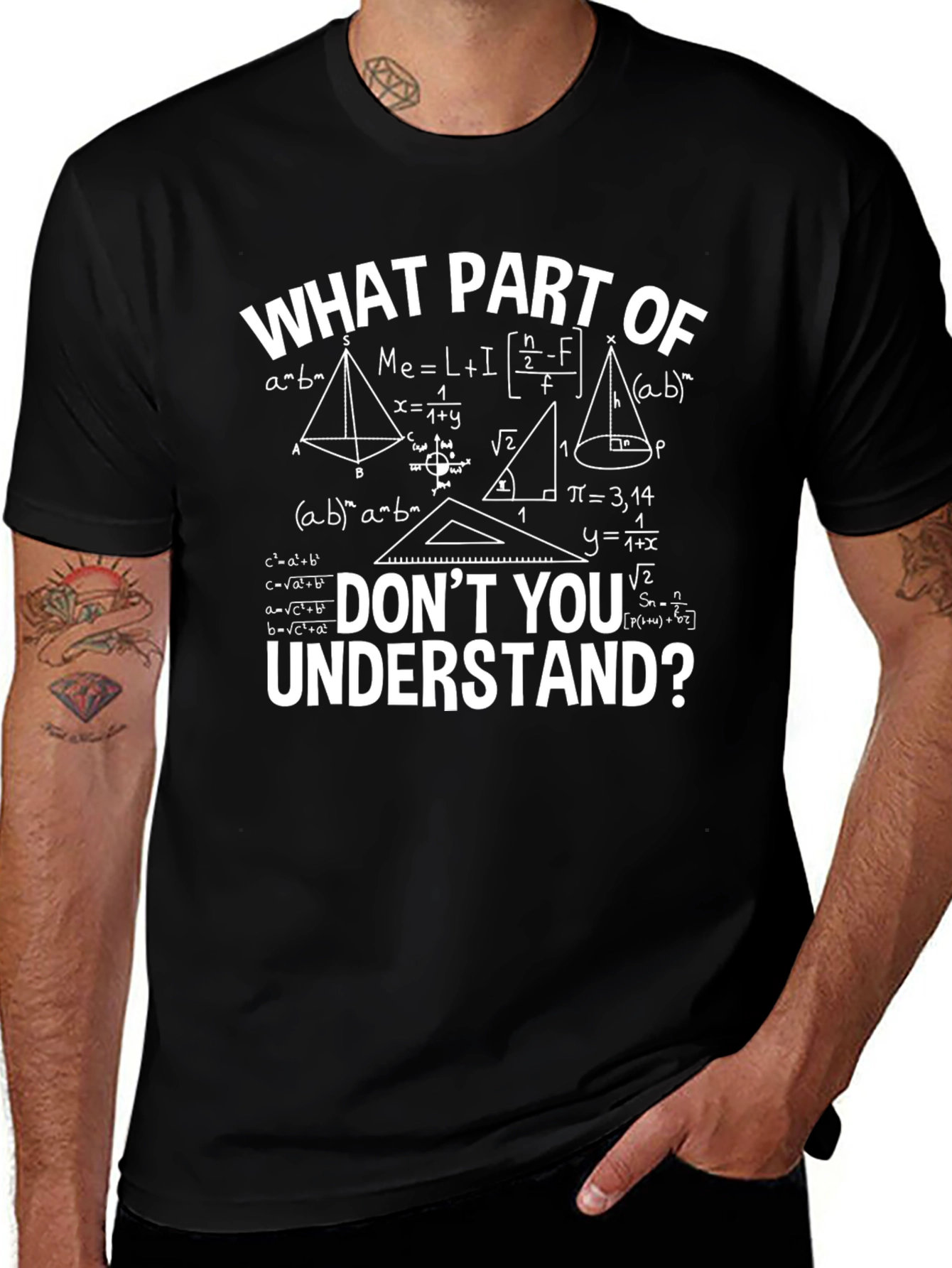Math Equations Graphic T-Shirt