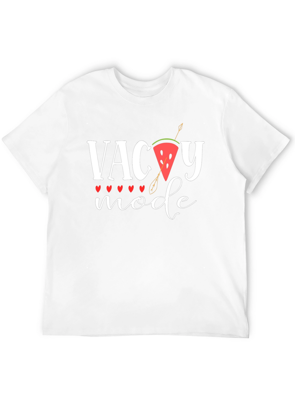 Vacay Mode Black Cotton Graphic Tee