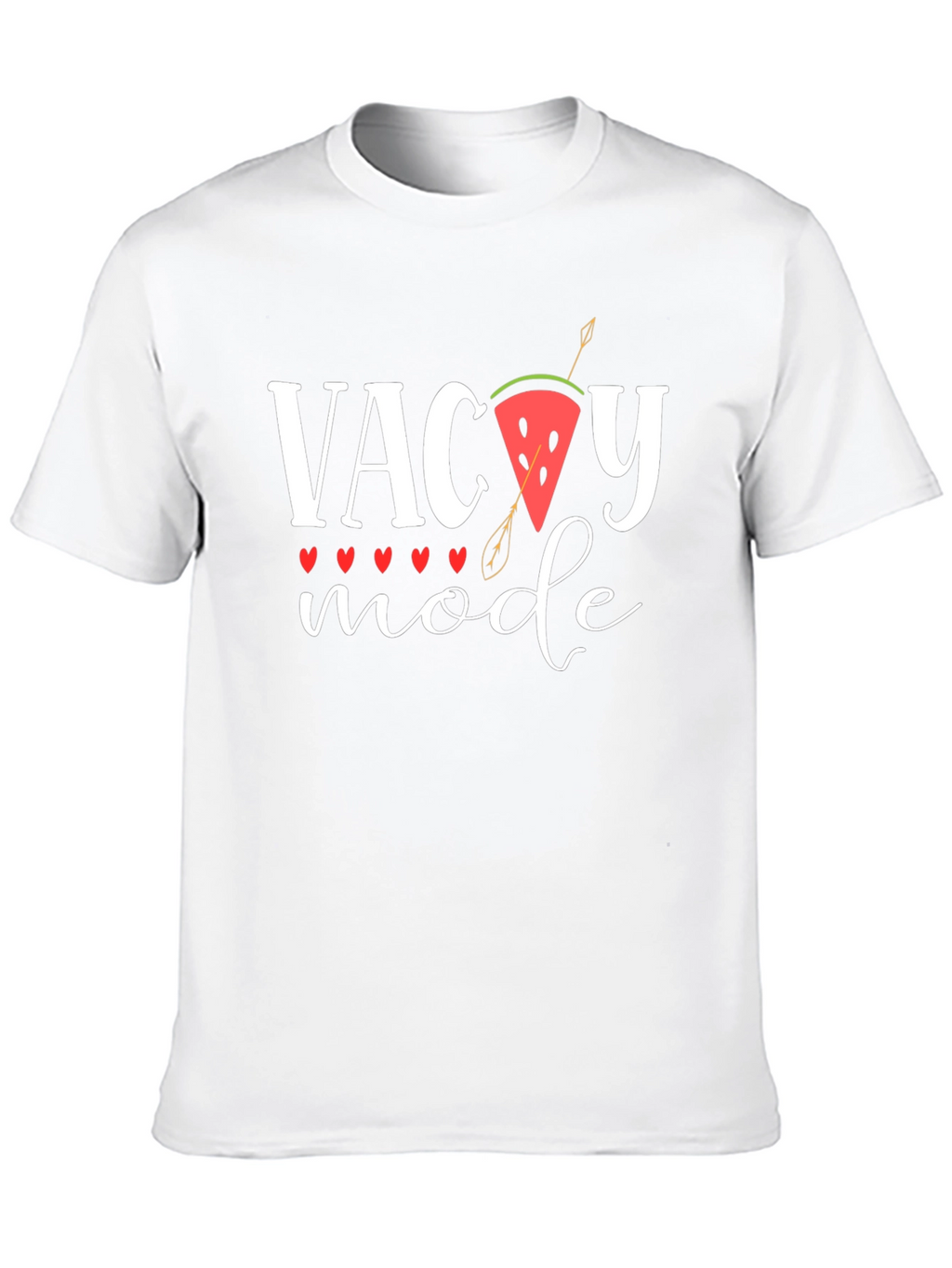 Vacay Mode Black Cotton Graphic Tee