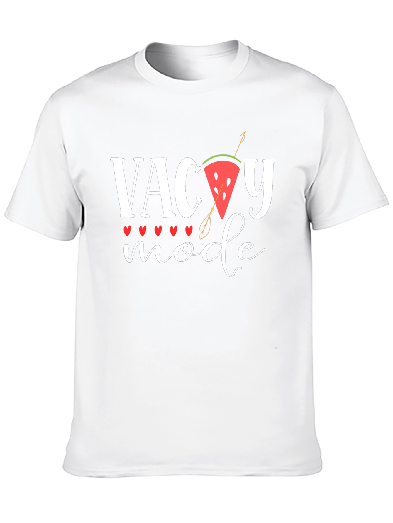 Vacay Mode Black Cotton Graphic Tee
