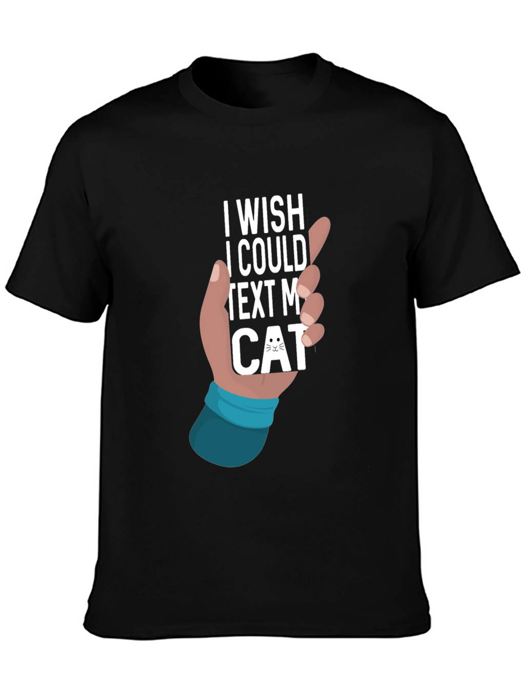 Text My Cat T-Shirt - Novelty Graphic Tee