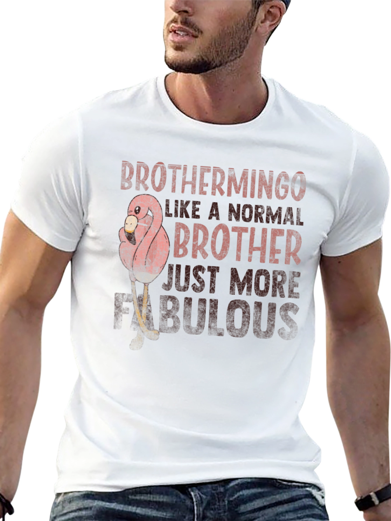 Brothermingo Flamingo Fabulous Brother T-Shirt