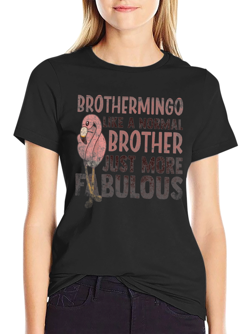 Brothermingo Flamingo Fabulous Brother T-Shirt