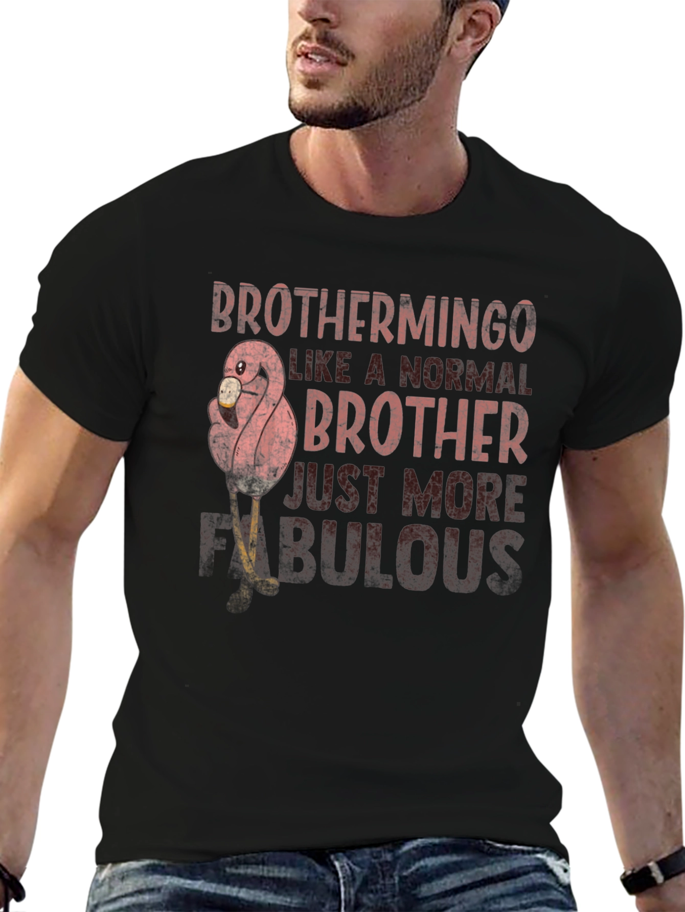 Brothermingo Flamingo Fabulous Brother T-Shirt