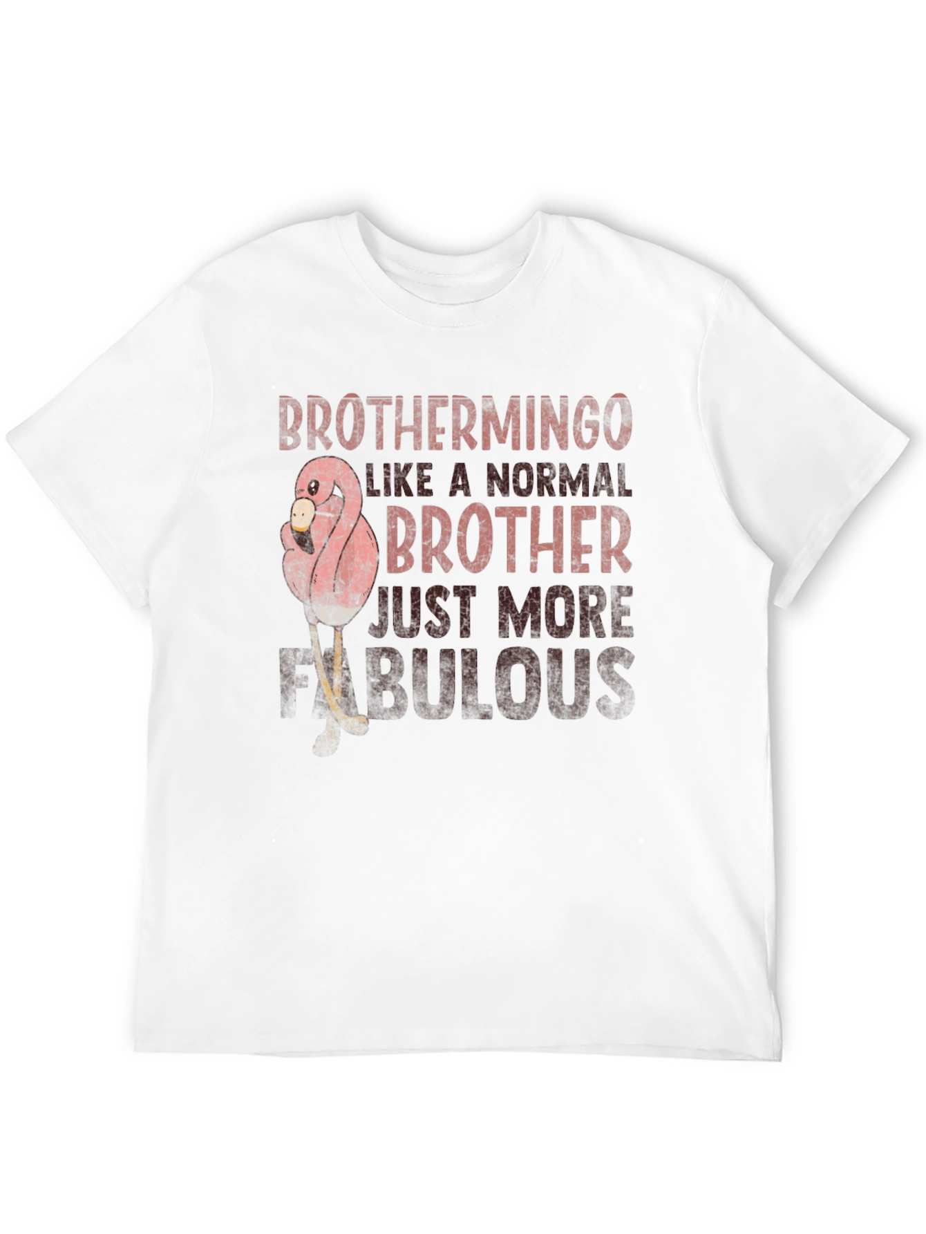 Brothermingo Flamingo Fabulous Brother T-Shirt