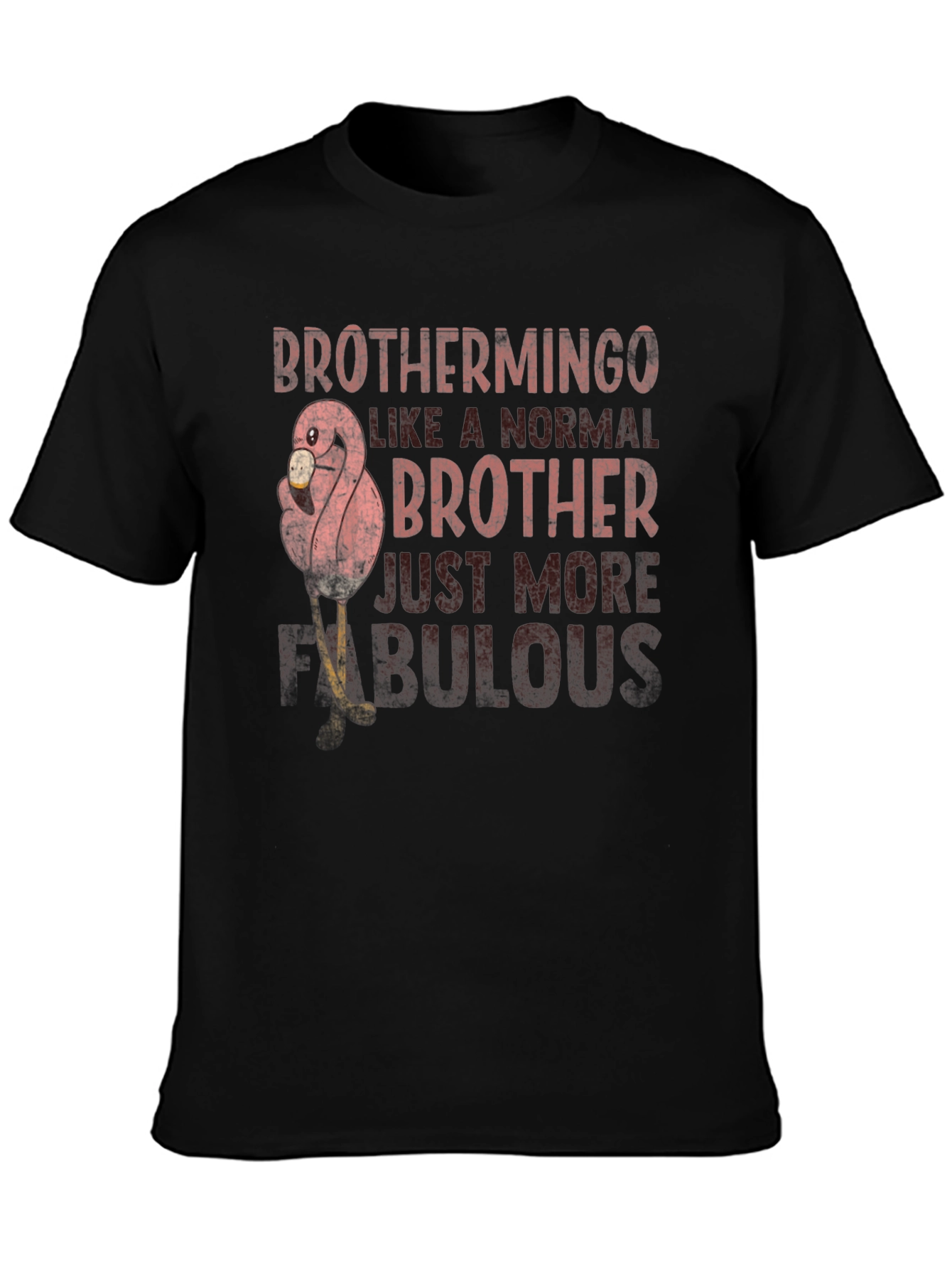 Brothermingo Flamingo Fabulous Brother T-Shirt