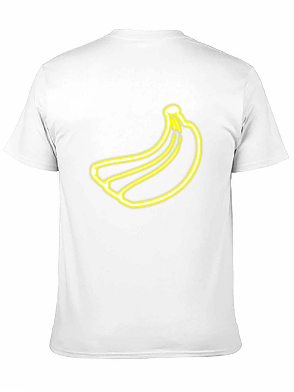 Banana Neon Graphic Black T-Shirt