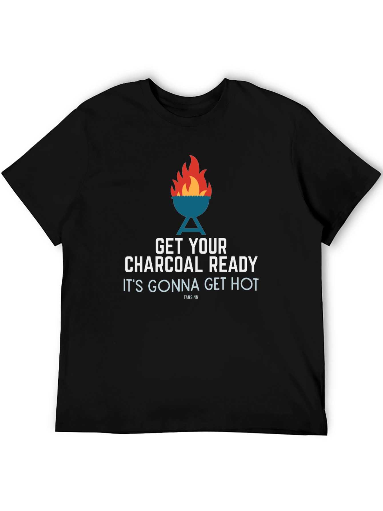 Get Your Charcoal Ready BBQ Graphic Tee