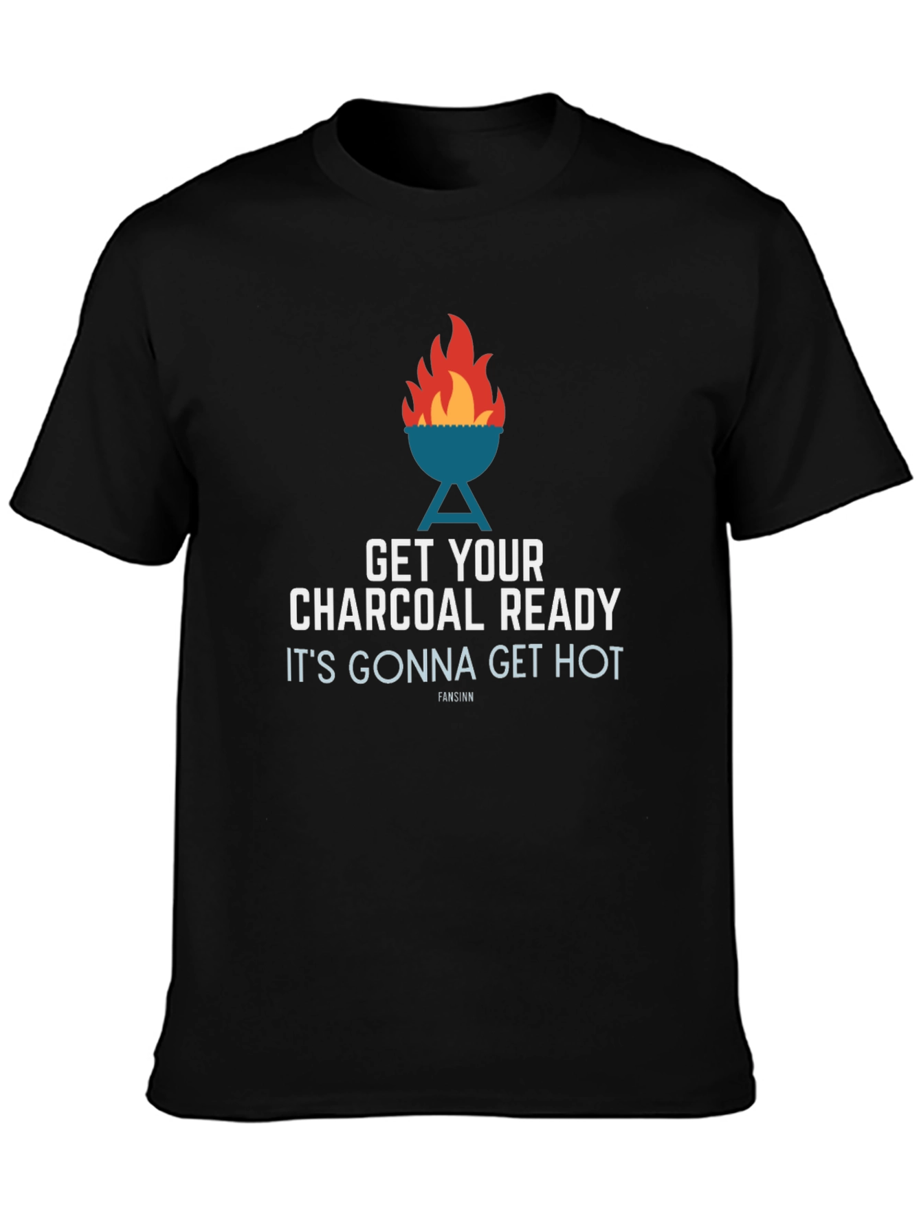 Get Your Charcoal Ready BBQ Graphic Tee