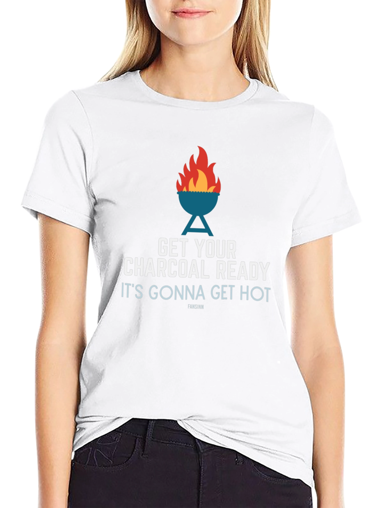 Get Your Charcoal Ready BBQ Graphic Tee