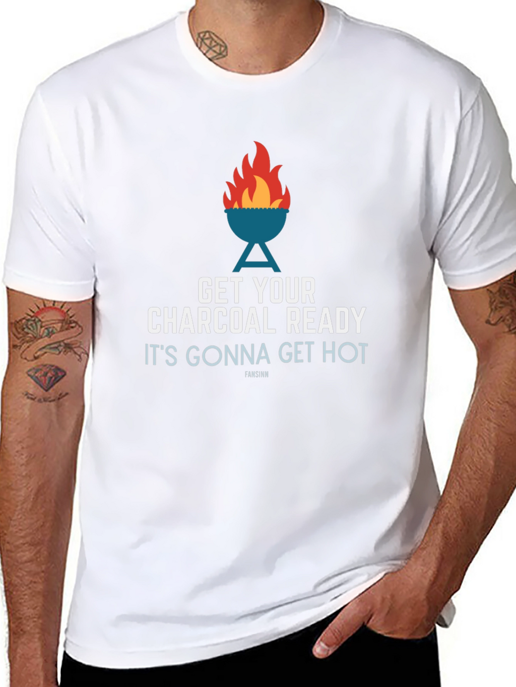 Get Your Charcoal Ready BBQ Graphic Tee