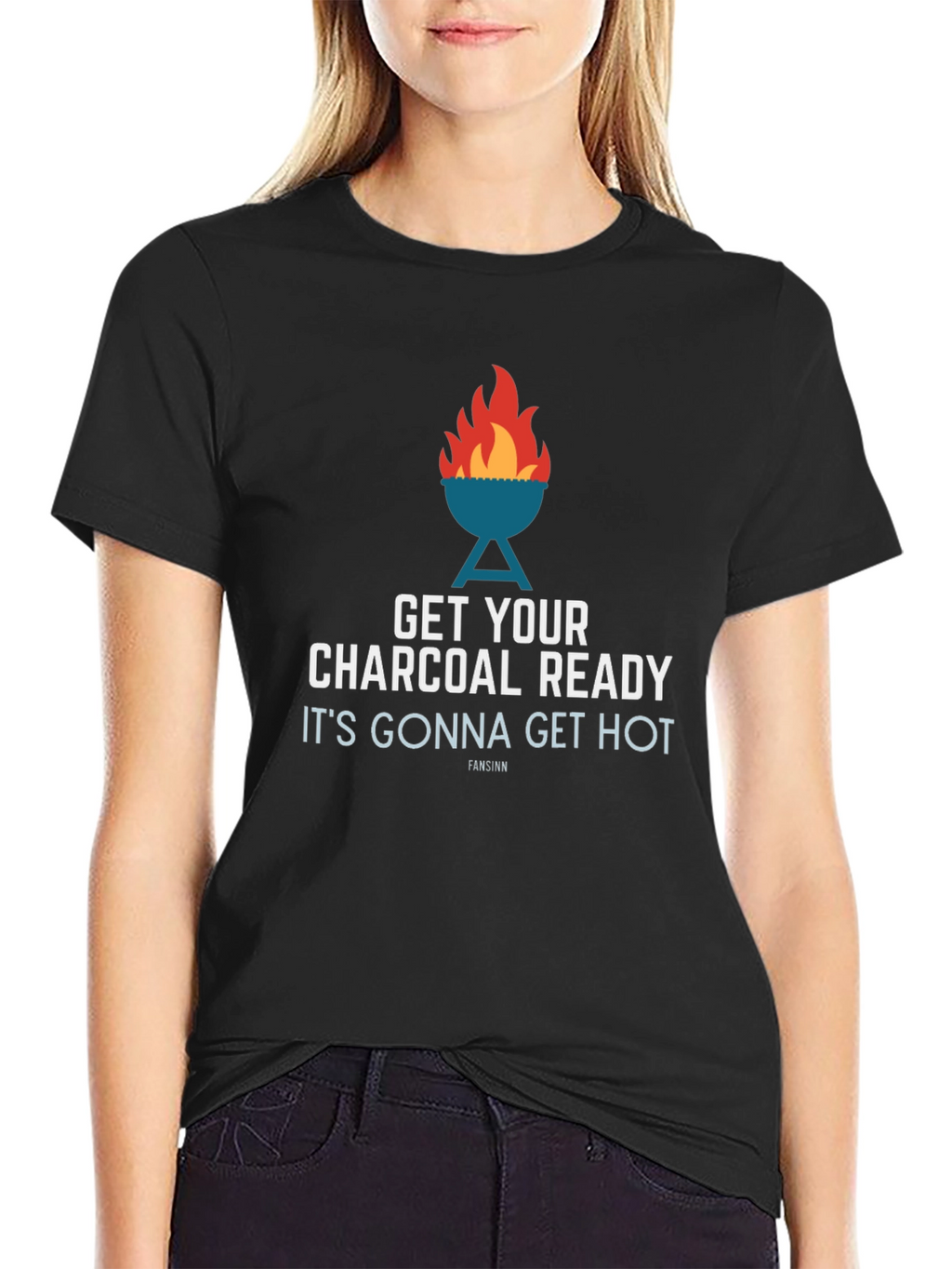 Get Your Charcoal Ready BBQ Graphic Tee